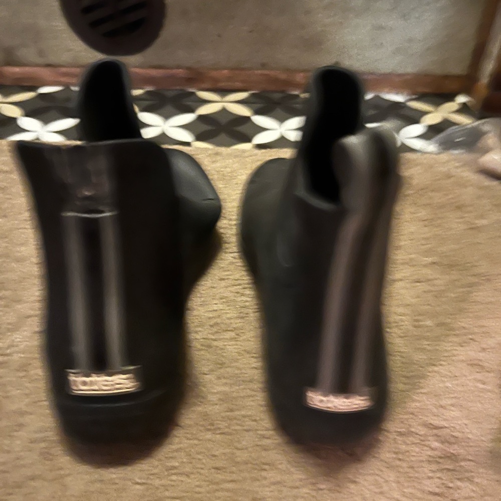 Women's Black Winter Rain Boots - Picture 3 of 3